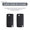 Mode Auto Schlüsselhülle Abdeckung Für Citroen C2 C3 C4 C5 C6 Xsara Berlingo Für Peugeot 207 307 308 407 607 807 Geschützter Schlüsselanhänger Fob