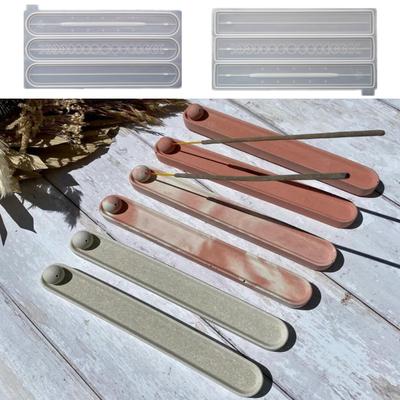 DIY Luna Moon Incense Sticks Base Silicone Molds for Handmade Plaster Epoxy Sun Star Incense Holder Casting Mould Home Decor