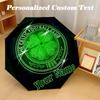 8 Rib Auto Folding Umbrella Celtic FC Print Custom Name Text Portable Rain Gear
