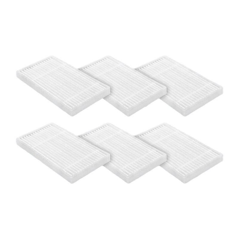 A65T-Hepa Filter Replacement Part 6PCS Vacuum Filter For Ilife V20 Robot Vacuum Cleaner Accessories
