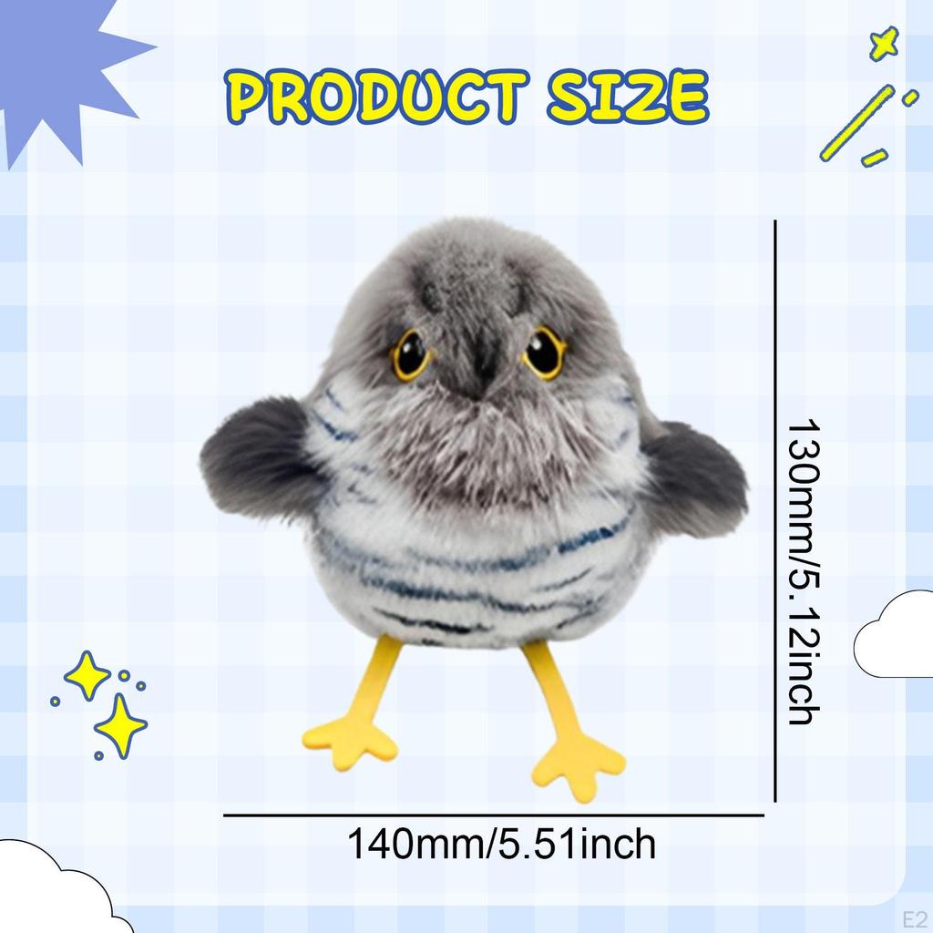 Interactive Flapping Bird Cat Toy Automatic Chirp Tweet for Indoor Cats Kitten Pet Supplies