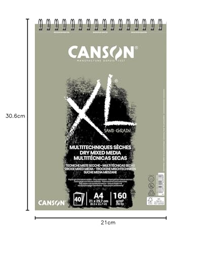 Maruman Canson XL Sand Grain Gray A4 40 Sheets 110-395