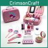 Mermaid Children Pattern Makeup Beauty Handbag With Nail Polish Comb Lipstick