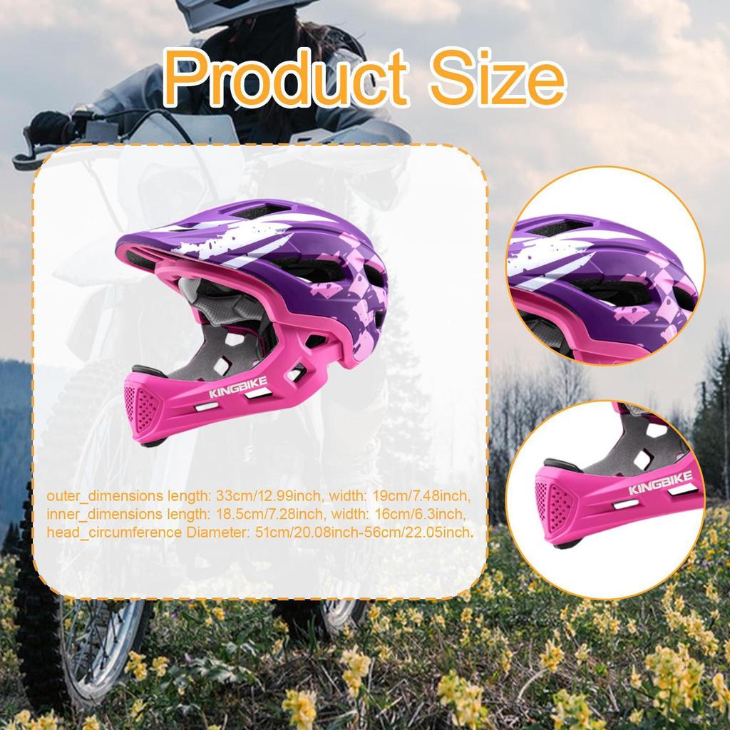 Kids Bike Helmet Gear Bicycle for Mountain Road Biking Roller Skating