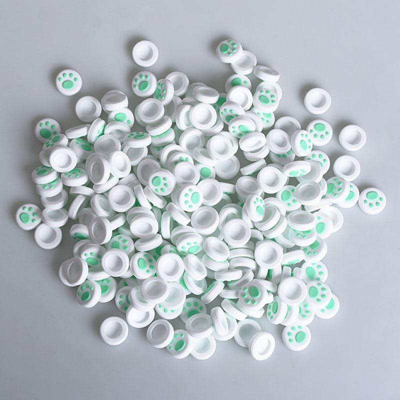 10Pcs Cute Cat Paw Soft Silicone Non Slip Thumb Grips For Lite Oled Daily Gaming