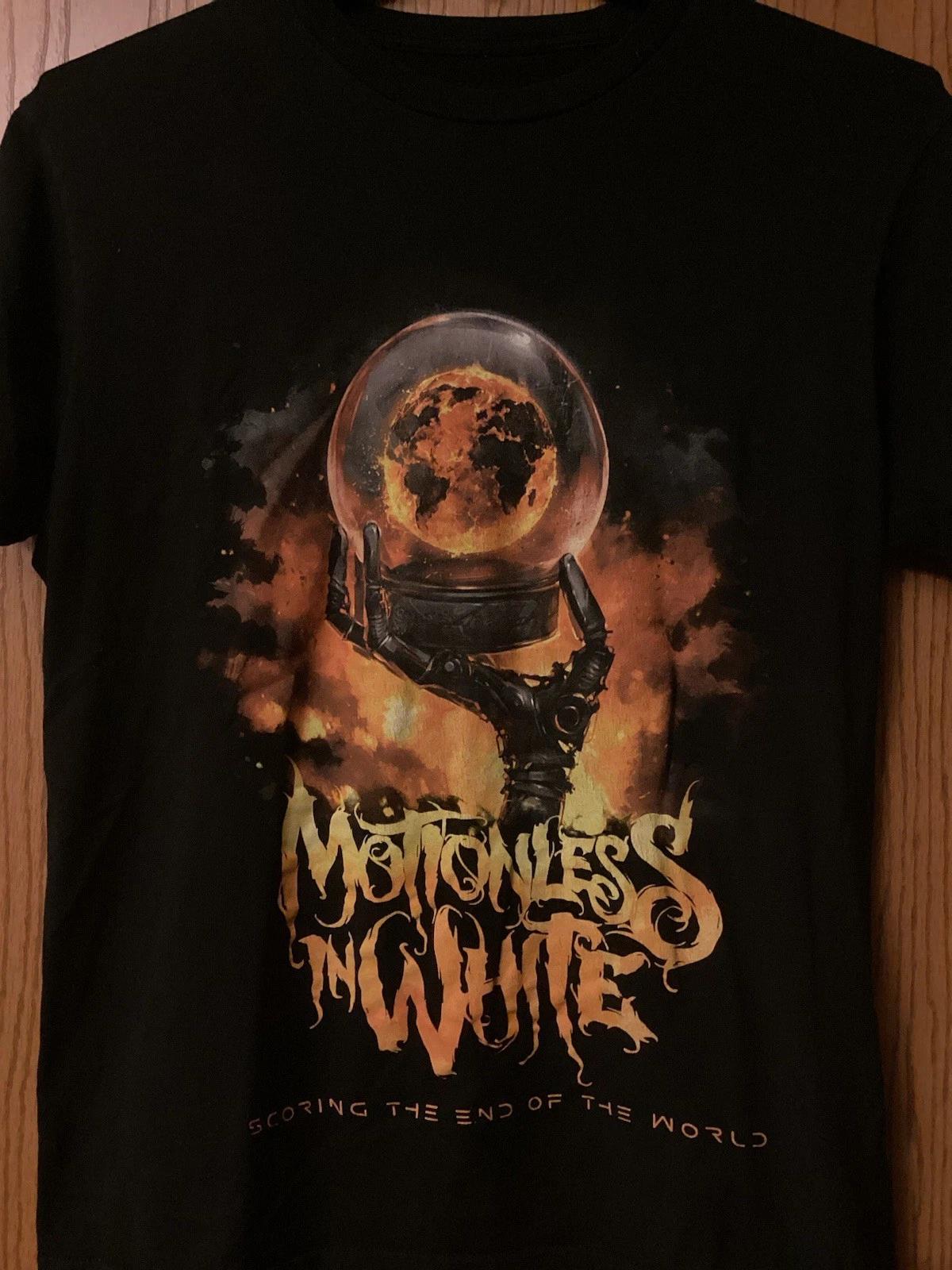 

Motionless In White - “Scoring The End Of The World” - Black Shirt - No Tag XL