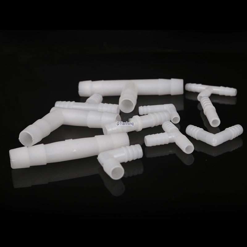 Raccord en T coudé de pagode Connecteur de tuyau Raccords en plastique caoutchouc - Accessoires pour tuyaux d'eau