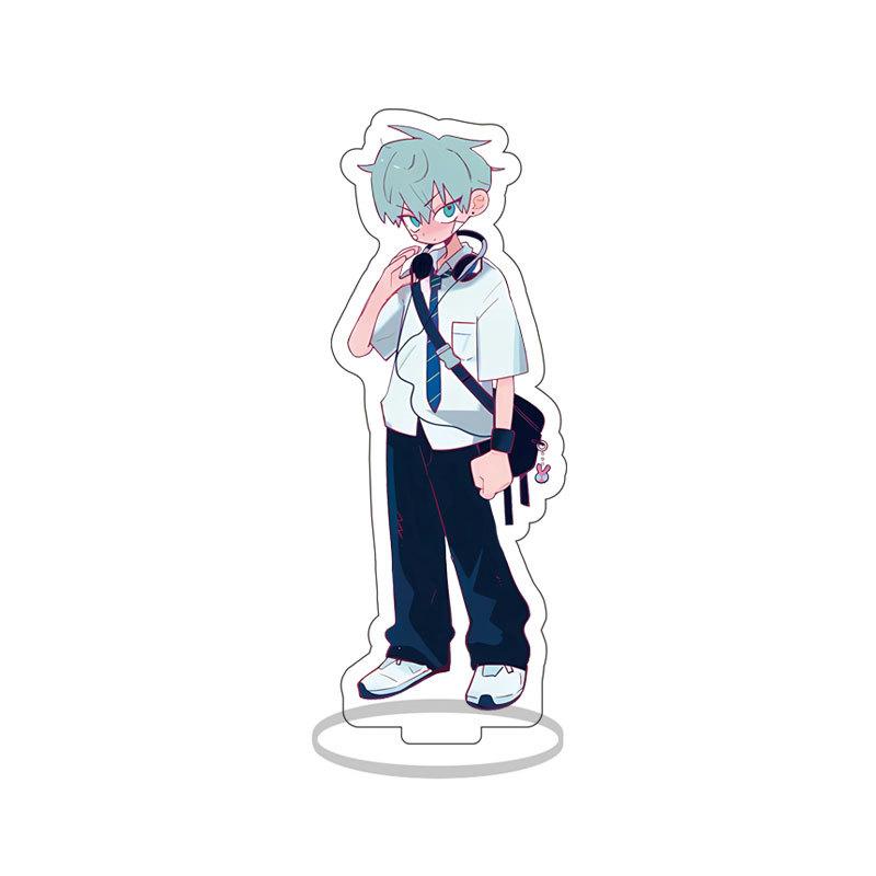 12Cm Special-Shaped Stage Acrylic Standing Card, Animation Creative Desktop Table Setting, Ornament