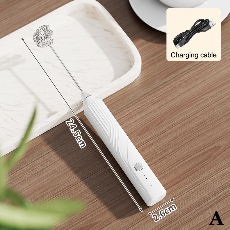

Electric Coffee Milk Foaming Mixer Coffee Creamer Whisk Handheld Egg Beater Froth Mixer Kitchen Automatic Whisk Baking Accessor