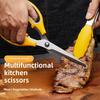 Stainless steel barbecue scissors for chicken cutlet and steak, kitchen multi-function food scissors