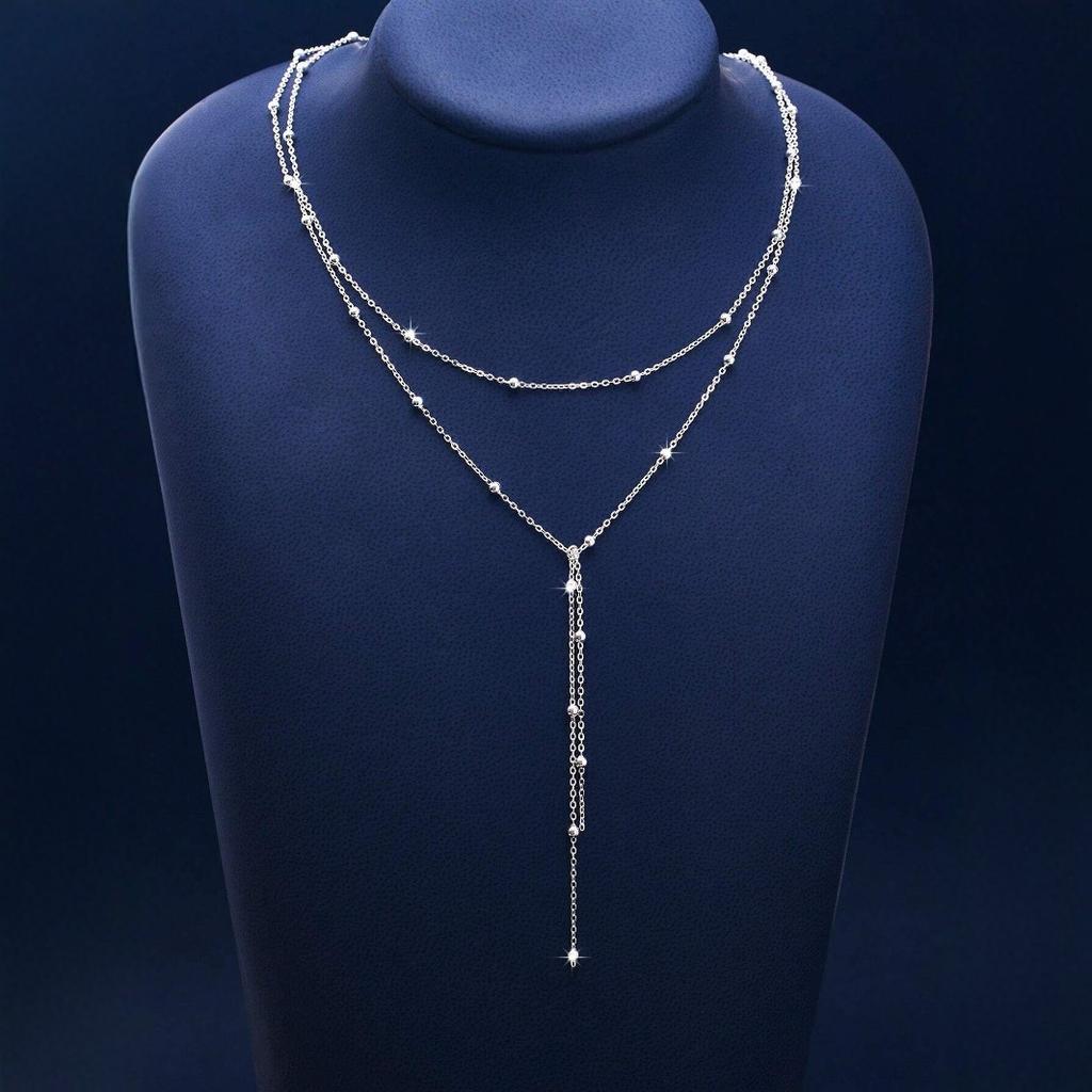New Fashion Versatile Women's Lasso Necklace Y Shaped Pendant Necklace