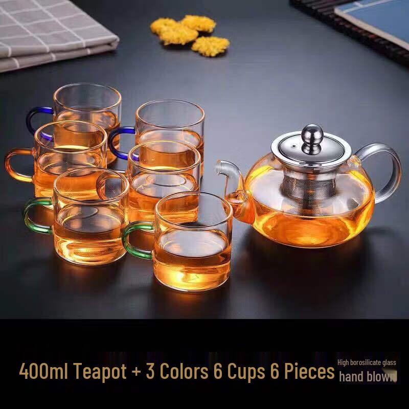 Heat-Resistant Glass Teapot Set
