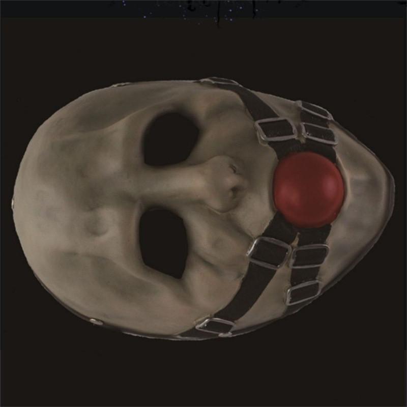 Zabawna żywiczna maska Payday 2 idealna na imprezy kostiumowe i wydarzenia role-play