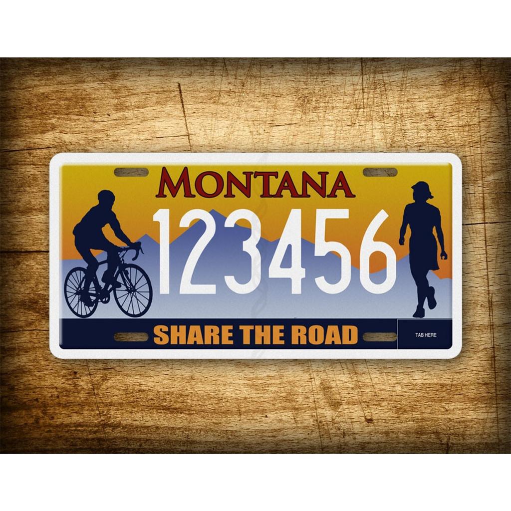 Personalized Montana Car Metal Tin Sign Decorative Plate Dustproof Waterproof