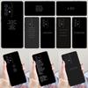 Aesthetic Minimal Quotes Phone Case For Samsung Galaxy A42 A31 A40 A51 A71 A32 A80 A91 A52 A72 A73 A20e A21S A50 A70 A11 A12