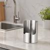 Small Kitchen Storage Solution Utensil Holder, Heavy Duty Stainless Steel Vertical Rack, Cooking Gadget Holder Space-Saving Organizer, for Pot