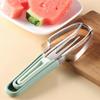 Integrated Watermelon Fork Slicer Cutter Stainless Steel Melon Pulp Separator Hotel