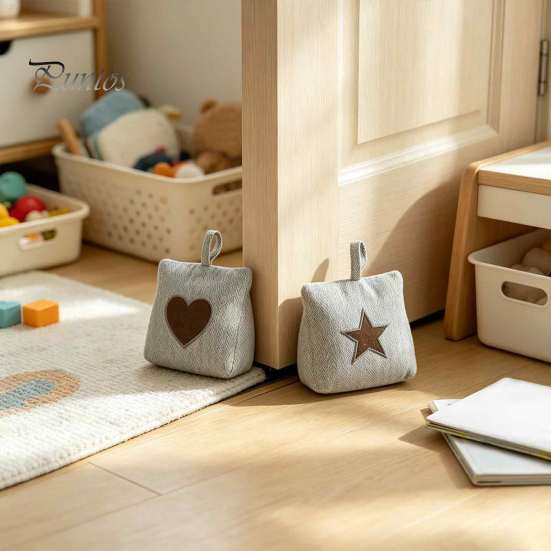 Blocca porta portatile in tessuto con peso, Fermaporta decorativo per interni con maniglia, Cuneo antiscivolo Anti-collisione Fermaporta antiscivolo per