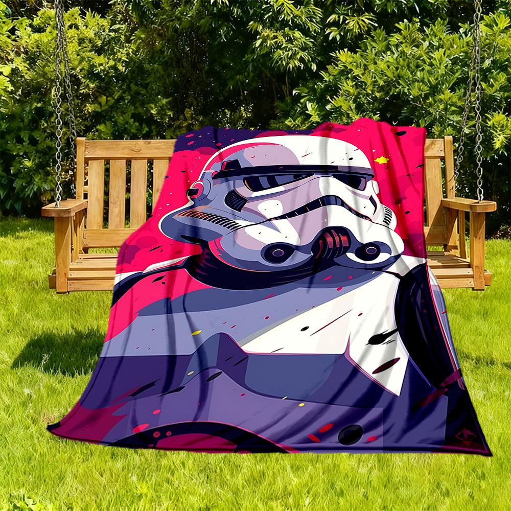 

1PC Mafalda Outdoor Blanket Lightweight Flannel, Soft & Warm, All-Season Use for Sofa, Outdoor, Camping, Living Room29 130x150cm