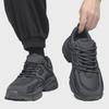 Men's Black Safety Shoes - Summer 2024: Durable, Trendy, Thick-Soled Construction and Sports Wear