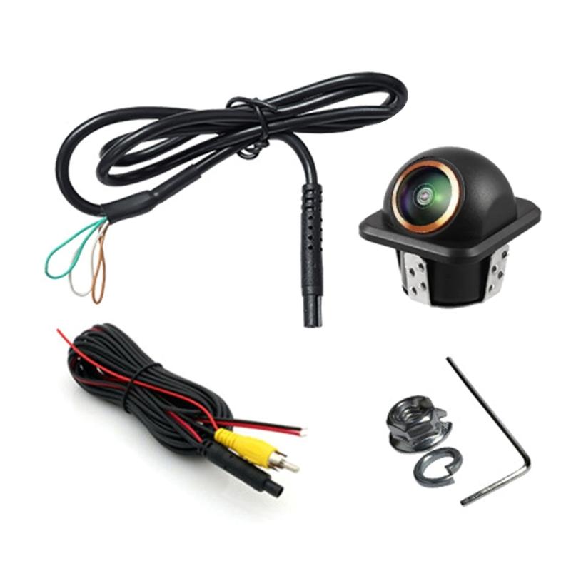 Car Reversing Rear View Camera 1080P 170° Wide Angle Fisheye Lens CVBS AHD Reversing Rear Camera Waterproof