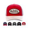 (re) Gorra de Béisbol Von Dutch Unisex Bordada Ajustable Tipo Trucker con Malla Snapback