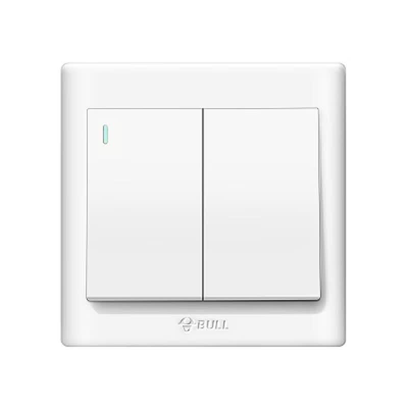 BULL G32 Series Two-Way Double-Control Fluorescent Switch 250V белый