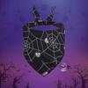 4lots Halloweens Triangular Scarf Permeable Pet Neckerchief Dog Triangles Bib for Dogs Regulable Neck