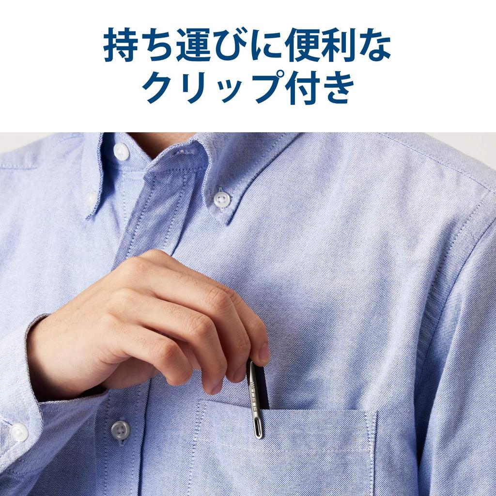 ELECOM Touch USI Standard Chromebook Compatible Certified Chromebook Active Touch Pen with One Pen Tip Pen, [For CR1/Y3/Dynabook C1/IdeaPad