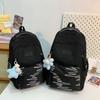Small Cute Korean Style Backpack With Nylon For School Use