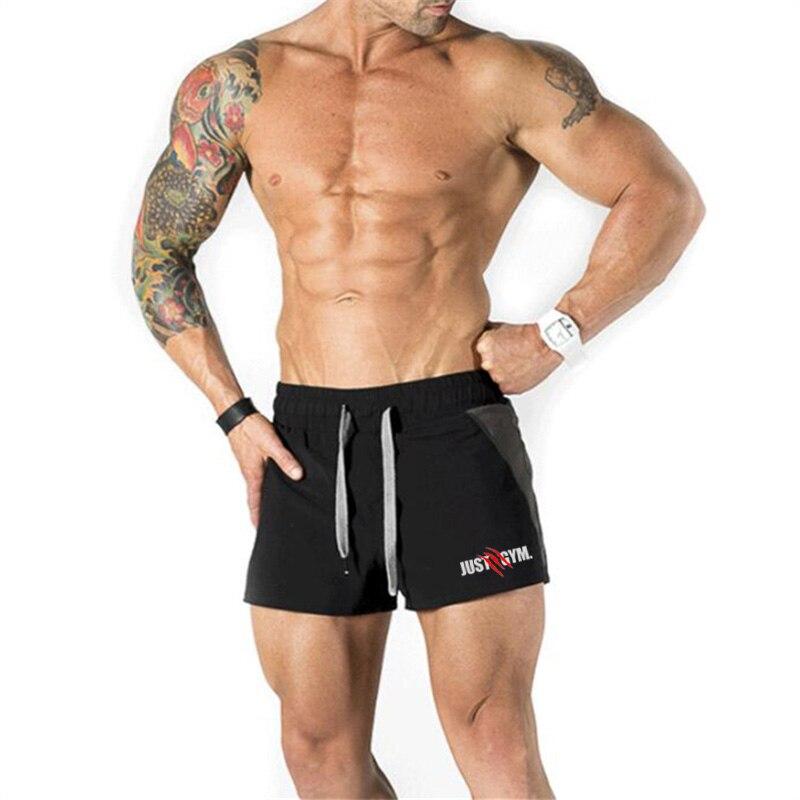 Muscleguys American Fitness Schnelltrocknende Sommer-Sportshorts Herren Laufen Atmungsaktiv Dreipunkt-Hose Nicht knielang Basketballhose