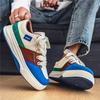 2026 New Trendy Breathable Thick Bottom Low cut Comfortable Casual Niche Color blocked Casual Sneakers Canvas