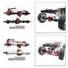 1:12 Scale RC Car Front and Rear Axle Set Replace Parts Steering Cup Bridge Shaft Complete Set for MN78 D90 D91 99S RC DIY Parts