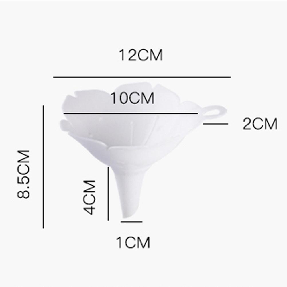 

Flower Funnel Cherry Blossom Design Premium Plastic PP Material Kitchen Funnel for Soy Sauce Cooking Oil Mounted белый