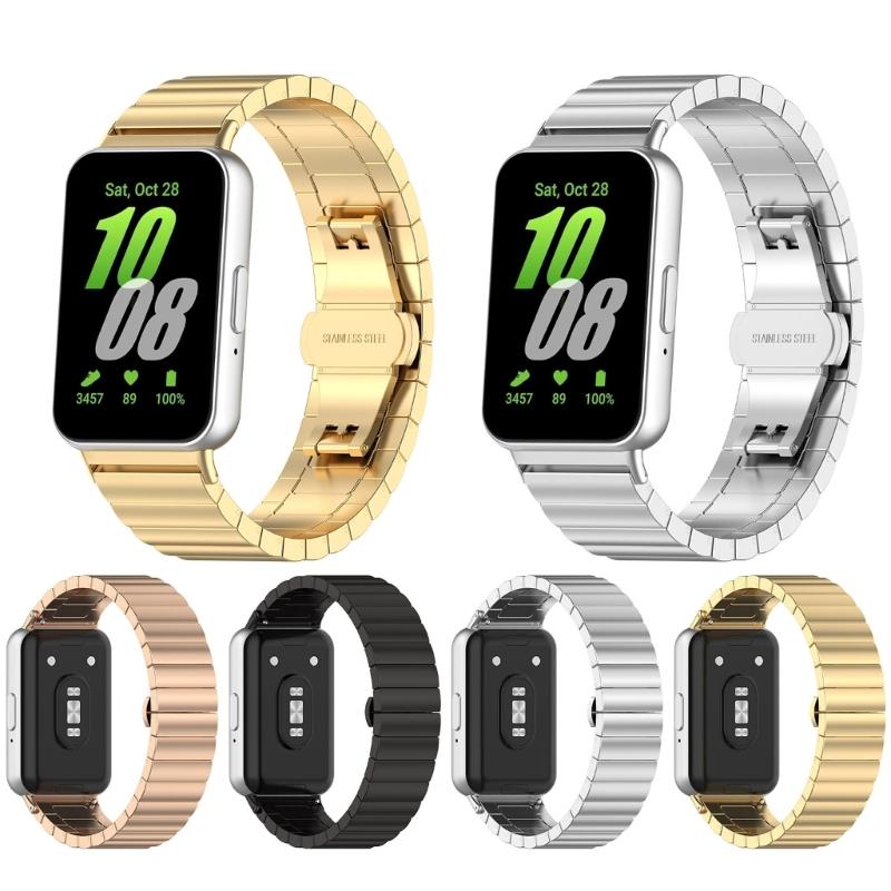 Stainless Watch Bands for Fit 3 Quick Release Strap Replacement Bands Wristband Sweatproof Bracelets Belt