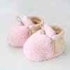 Bottes de berceau en peluche pour bébé et tout-petit, chaussettes chaudes antidérapantes, pantoufles décontractées, chaussures pour nouveau-né, filles, garçons