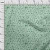 oneOone Cotton Flex Light Mint Green Fabric Texture & Triangle Geometric Craft Projects Decor Fabric Printed By The Yard 40 Inch