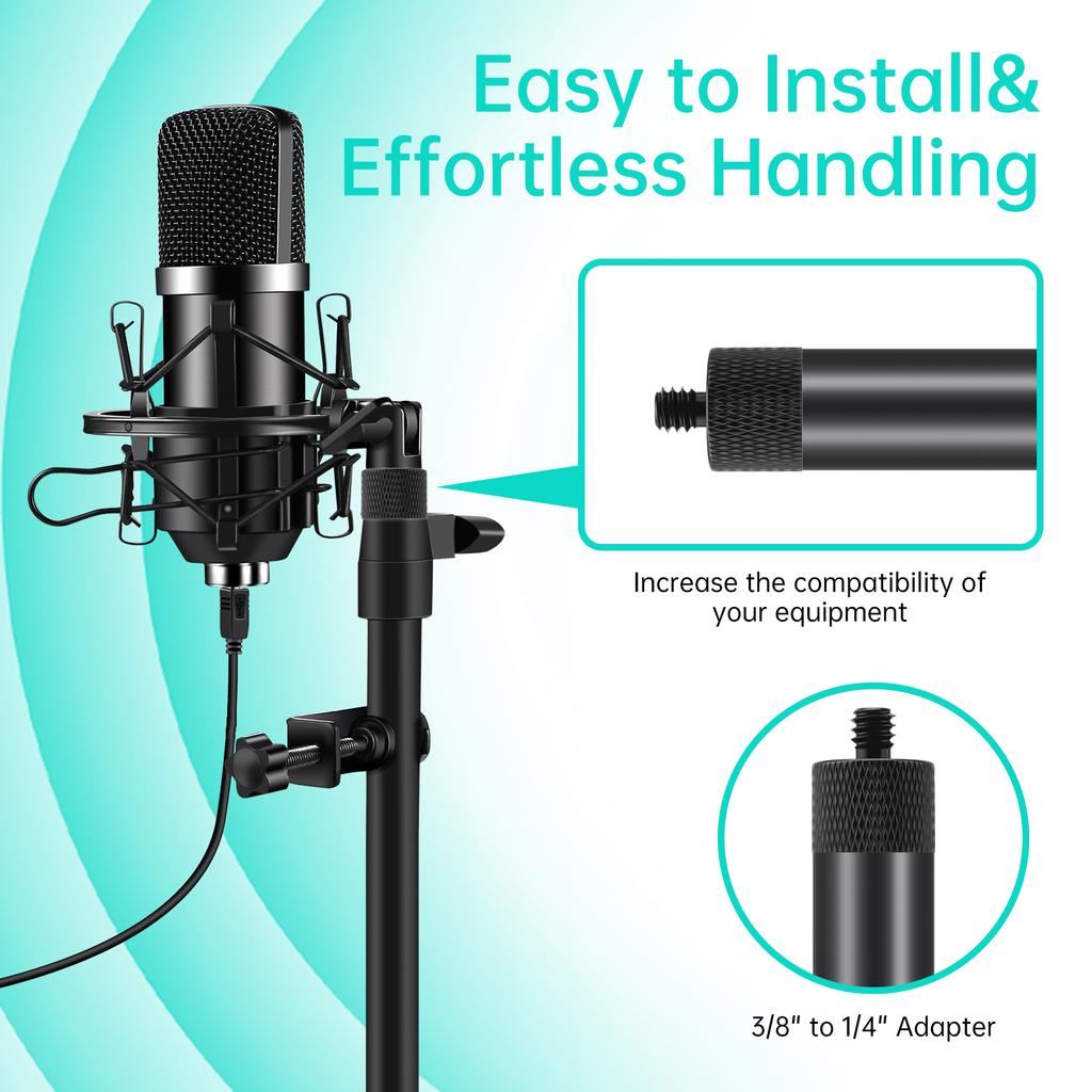 Bracket Mount Screw,3/8 Female To 1/4 Male Screw Adapter for Tripod Accessories / Microphone Holder / Camera Mount