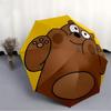 1pc We Bare Bears Automatic Open/close Folding Portable Umbrella  with 8-Ribs Structure for Women/Men, All Season Use   0901075