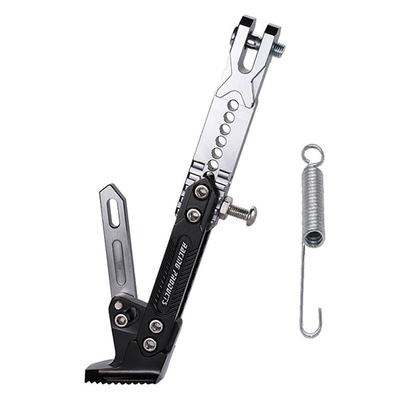 Motorrad-Ständer Verstellbarer Ständer aus Aluminiumlegierung für den Seitenständer für Motorradzubehör Motorrad-Ständer Verstellbarer Ständer aus Aluminiumlegierung für den Seitenständer für Motorradzubehör