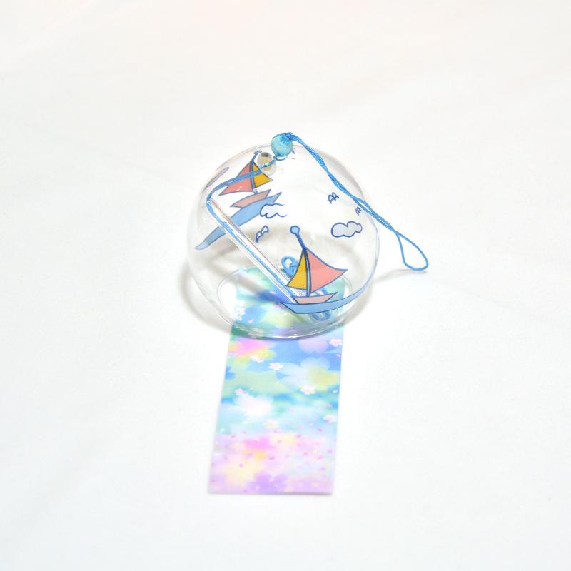 Wind Blossom Cherry Glass Chime Japanese Home Decor Ornament Birthday Gift