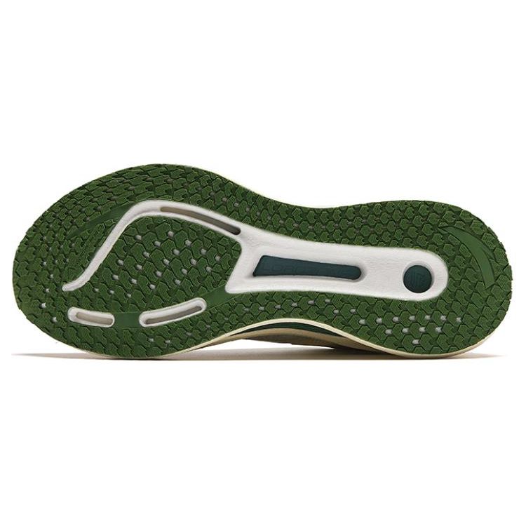 Anta Champion Running Shoes Pro - String Technology Shock Absorption Durable Low Top Men Sneaker White Green 112425563-4