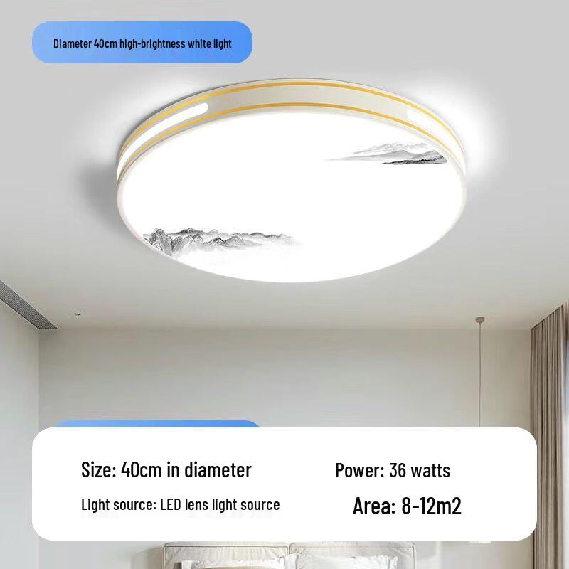 Minimalist Chinese Style LED Ceiling Light