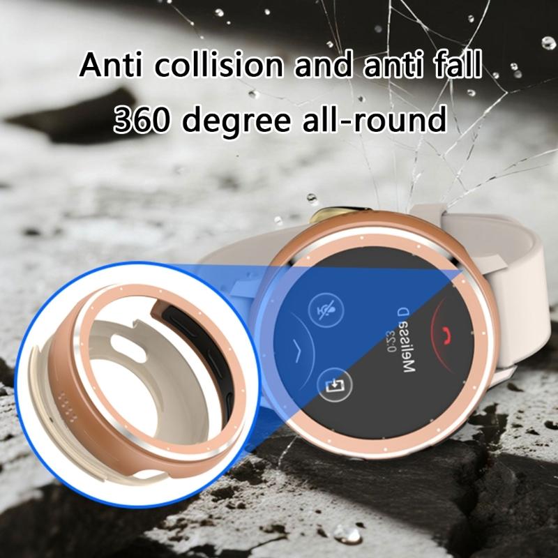 Heavy Duty Metal Protective Case For Smartwatch Shockproof Cover Scratch Resistant Guard With Easy Installation Design