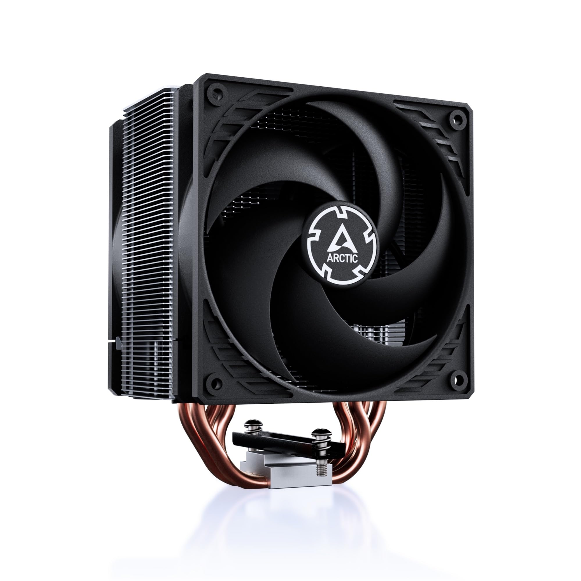 

ARCTIC Freezer 36 Single Tower CPU Cooler with Two 120mm P Fluid Dynamic 4 Heat Thermal Compound - Push-Pull, Pressure-Optimized Fans, Bearing, сірий колір