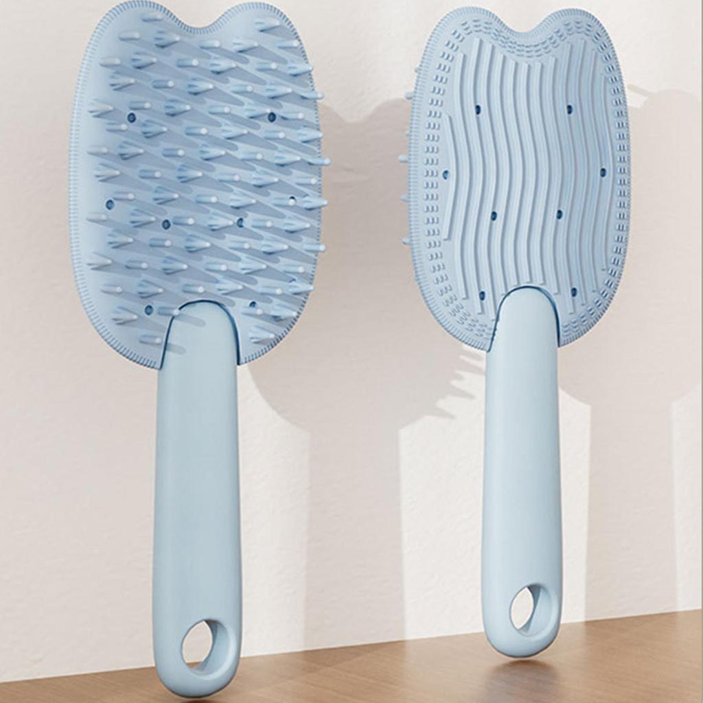 Cat Grooming Brush 2 Pieces Double-Sided Soothing Pet Bathing Supplies Dog Shedding Brush For Home Dormitory Holiday Birthday