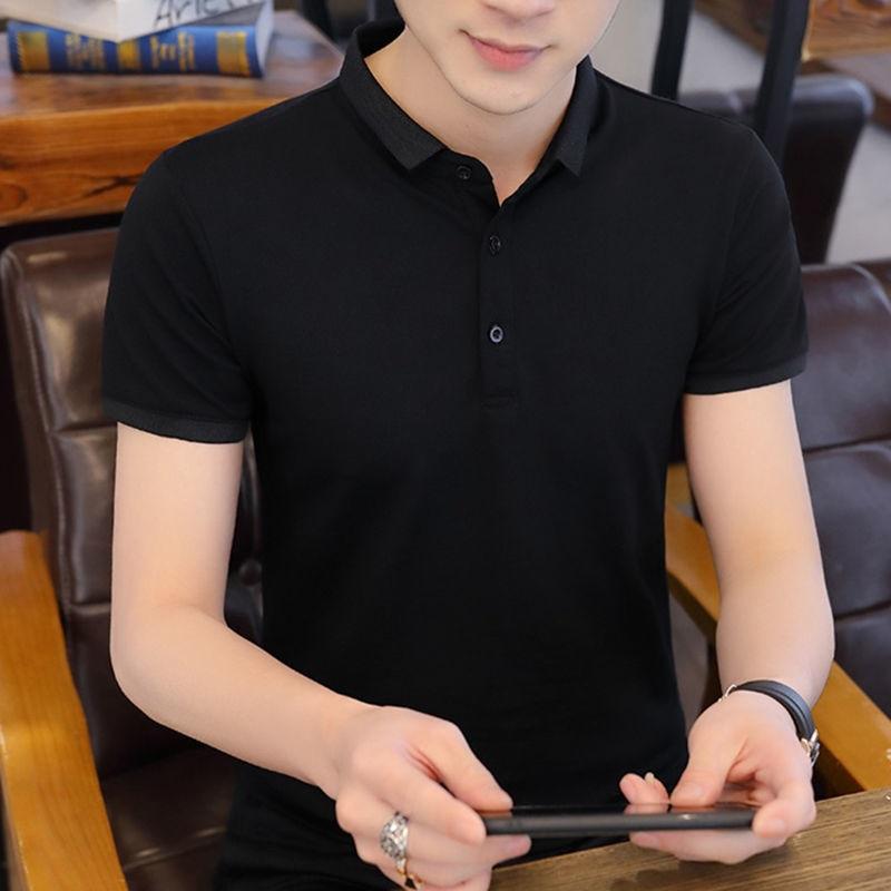 New Korean-style Stand-up Collar Men s POLO Shirt For Summer 2XL