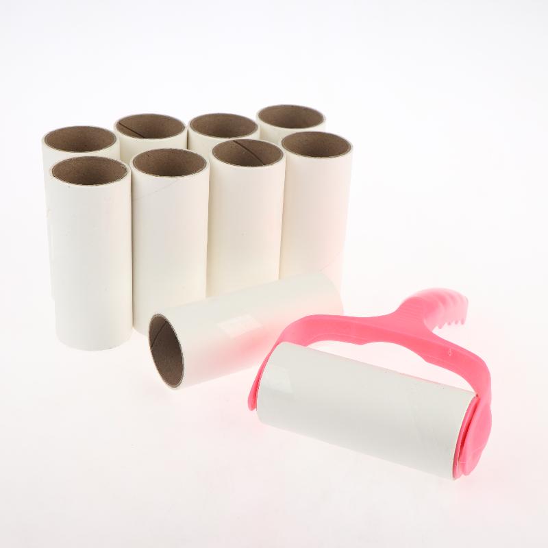 1 Set Sticky Pet Hair Remover With Refills Lint Remover Roller For Clothes Furniture Carpet Cleaning Handheld Tissue Roll Brush