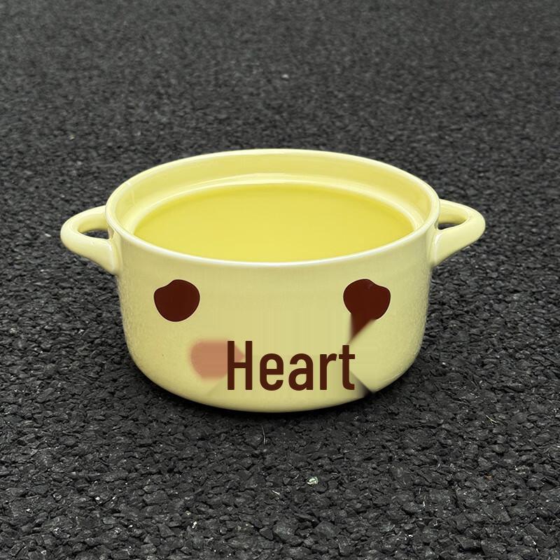 Cream Puppy Ceramic Noodle Bowl Set