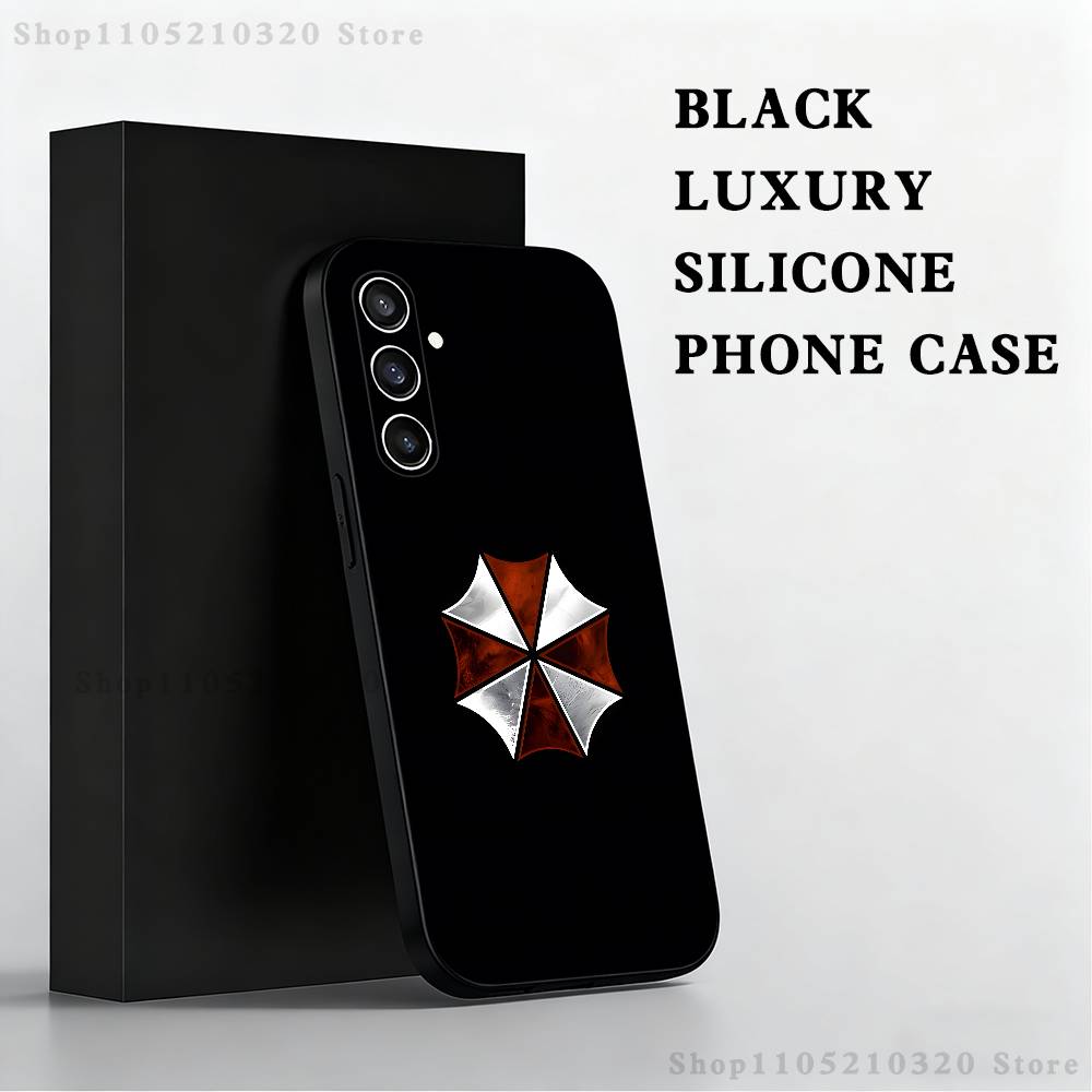Game R-Resident E-Evil Video Phone Case For Samsung S25,S24,S21,S22,S23,S30,Ultra,S20,Plus,Fe,Lite,Note,10 Black Soft Shell